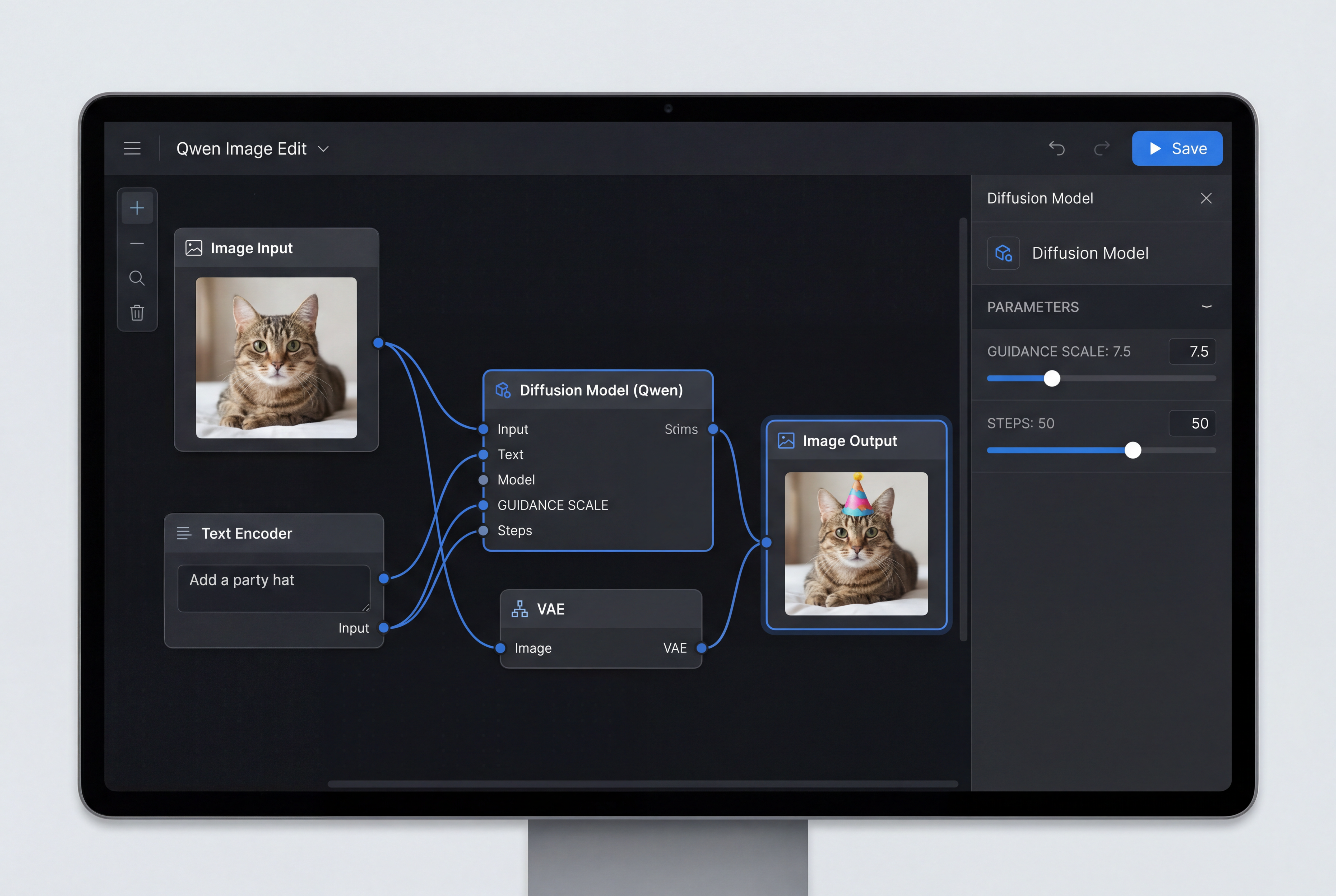 ComfyUI İş Akışı Arayüzü