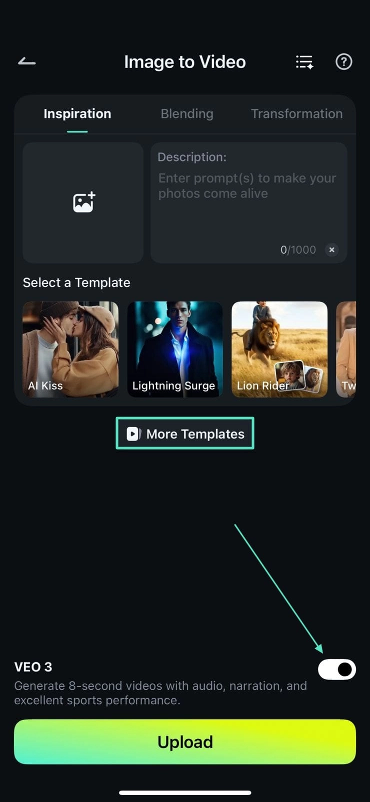 Mobile App Interface