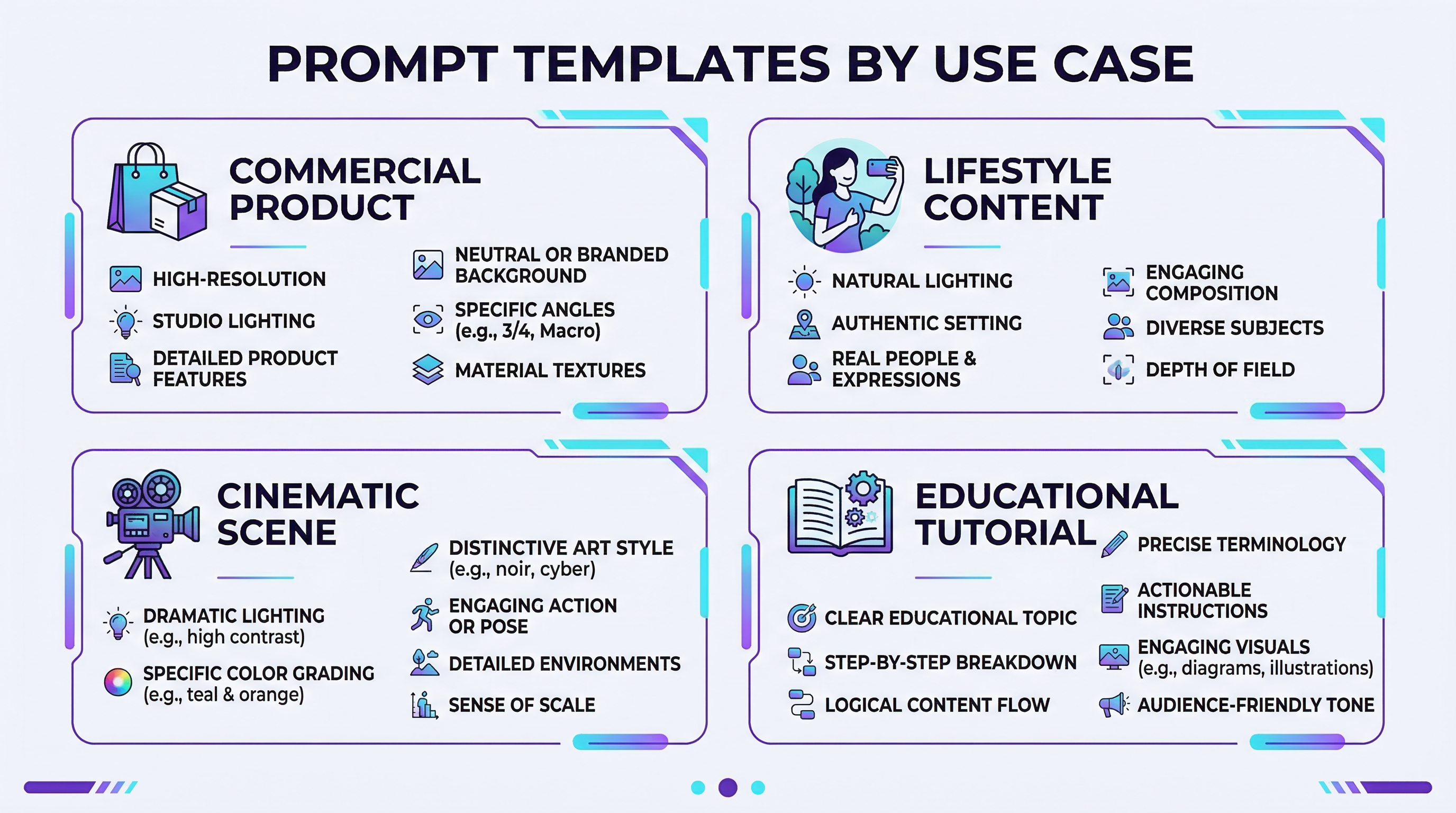 Modelos de prompt por caso de uso